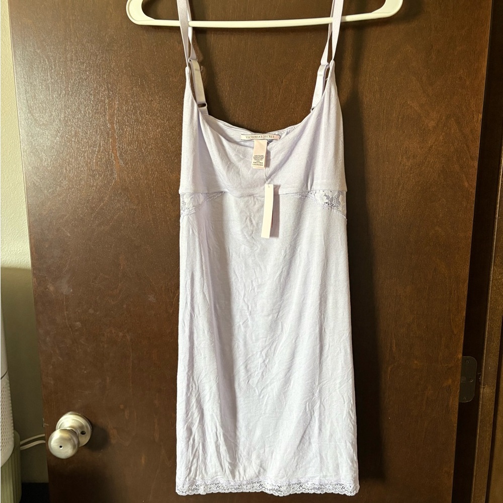 Elegant Lavender Slip nightie vs